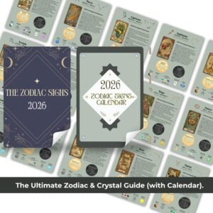 Zodiac & Crystal Master Guide + 2026 Calendar